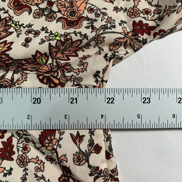 NoraCora XXL NEW Womens Boho Floral Print Lace Trim Dress Tassel Detail - Picture 6 of 8